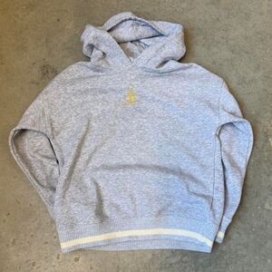 Champion Youth Small Gray Hoodie — USA & Harvard Embroidery